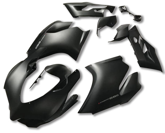 Fairings For Ducati 1199 Panigale Black Matte 1199 (2012-2015)