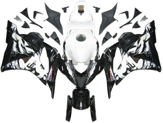 Fairings For Honda CBR 600 RR Black & White Tribal  (2009-2012)