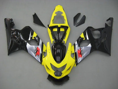 Fairings For Suzuki GSXR 600 750 Yellow & Black GSXR  (2004-2005)
