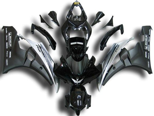 Fairings For Yamaha YZF-R6 Black White R6  (2006-2007)