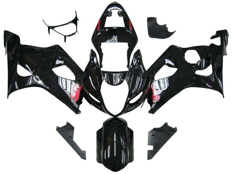 Fairings For Suzuki GSXR 1000 Black Suzuki  (2003-2004)