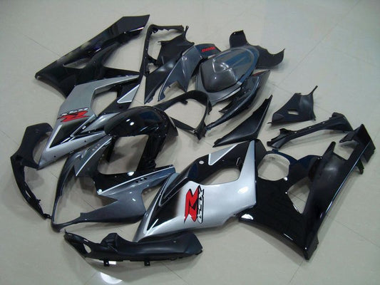 Fairings For Suzuki - GSXR1000 K5 05-06 Grey Black and Silver