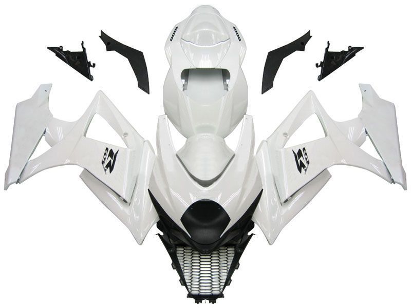 Fairings For Suzuki GSXR 1000 White GSXR  (2007-2008)
