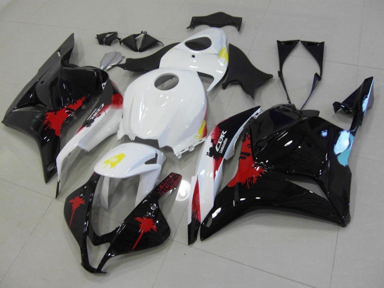 Fairings For Honda CBR 600 RR, 2009-2012 - Black, Red & White