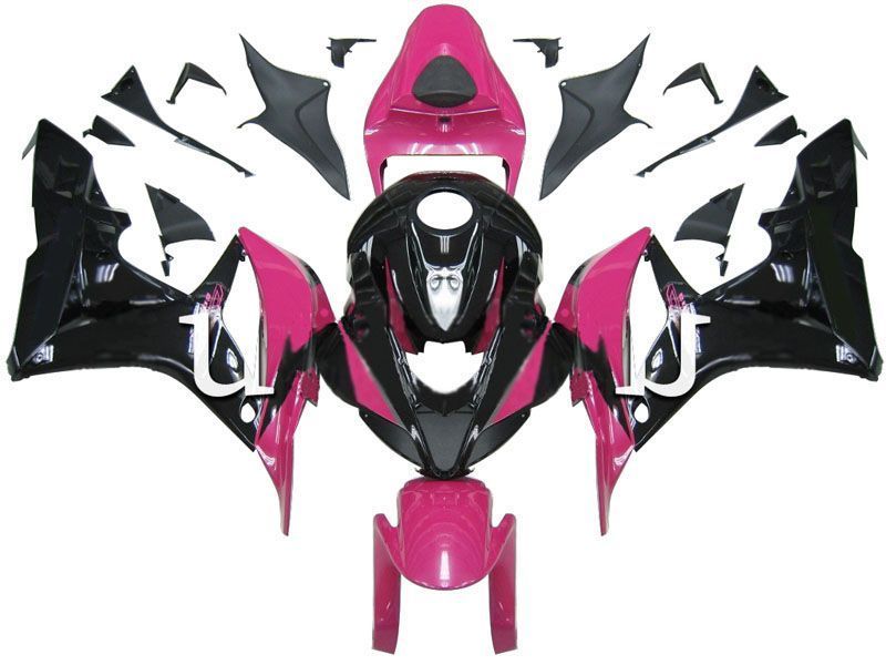 Fairings For Honda CBR 600 RR Black & Pink Honda  (2007-2008)