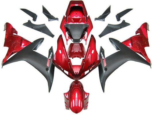 Fairings For Yamaha YZF-R1 Red Black R1  (2002-2003)