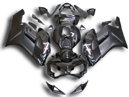 Fairings For Honda - CBR1000RR 04-05 Matt Black Gloss Black and Red Decals