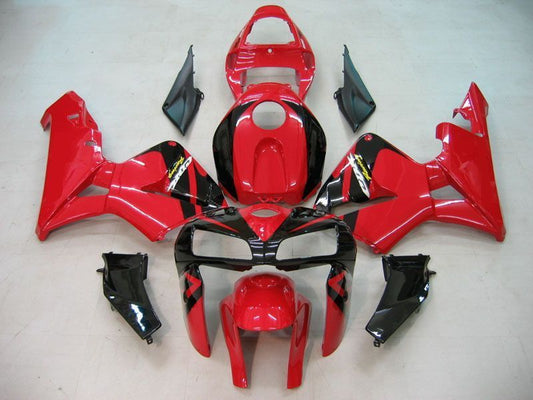 Fairings For Honda CBR 600 RR Red & Black CBR Honda  (2005-2006)