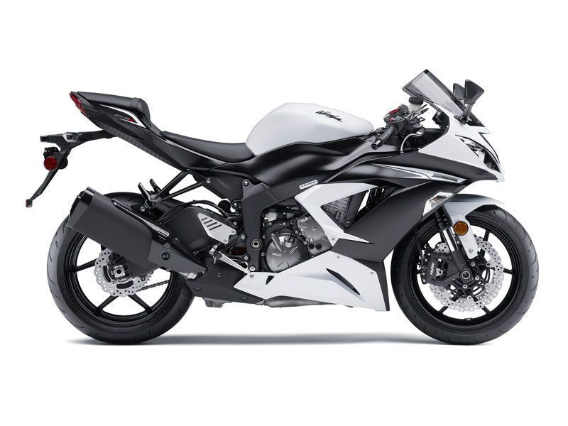 Fairings For Plastics Kawasaki ZX6R 636 White Ninja (2013-2018)