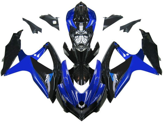 Fairings For Suzuki GSXR 600 750 Blue Black GSXR  (2008-2009-2010)