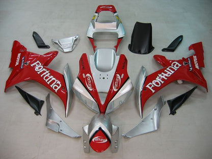Fairings For Yamaha YZF-R1 Red Silver Fortuna  (2002-2003)