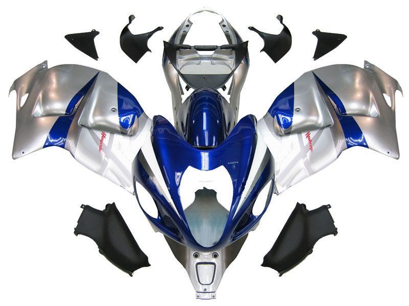 Fairings For Suzuki GSX1300R Hayabusa Silver and Blue Hayabusa  (1996-2007)