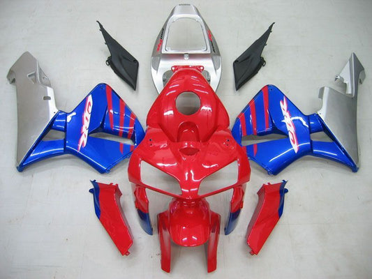 Fairings For Honda CBR 600 RR Red Blue Silver CBR  (2005-2006)