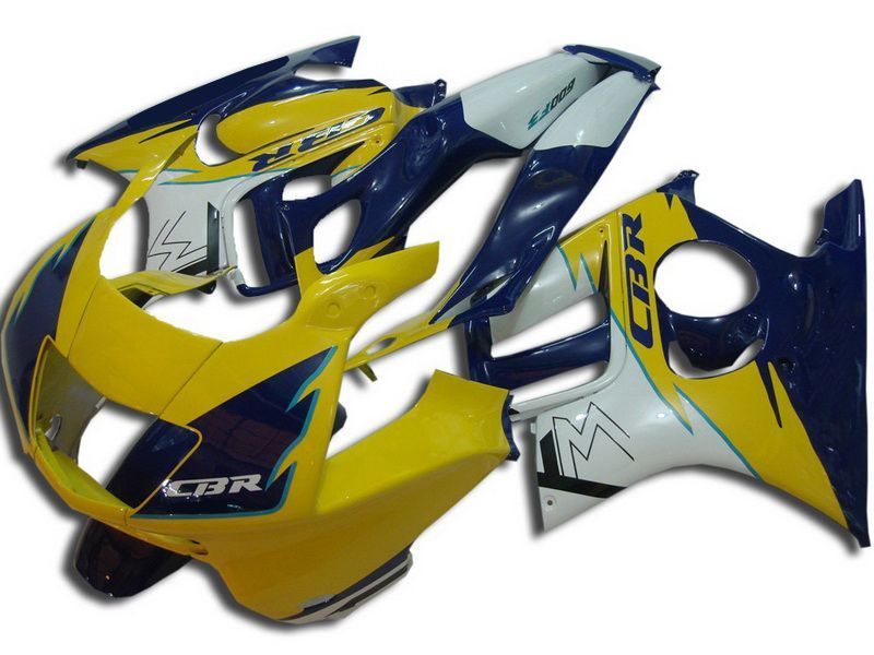 Fairings For Honda - CBR600 F3 95-96 Blue/ Yellow