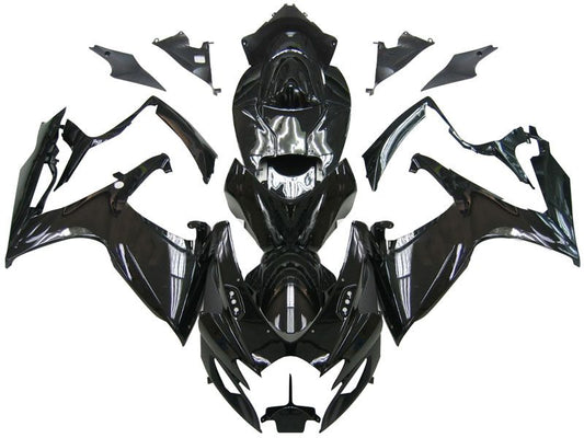 Fairings For Suzuki GSXR 600 750 All Black GSXR  (2006-2007)
