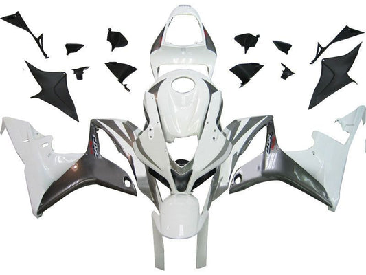 Fairings For Honda CBR 600 RR White & Silver CBR  (2007-2008)