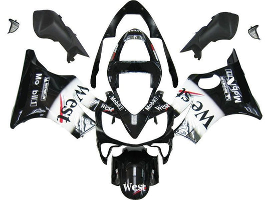 Fairings For Honda CBR 600 F4i Black West  (2001-2003)