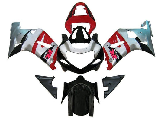 Fairings For Suzuki GSXR 600 Silver Red Black GSXR  (2001-2003)