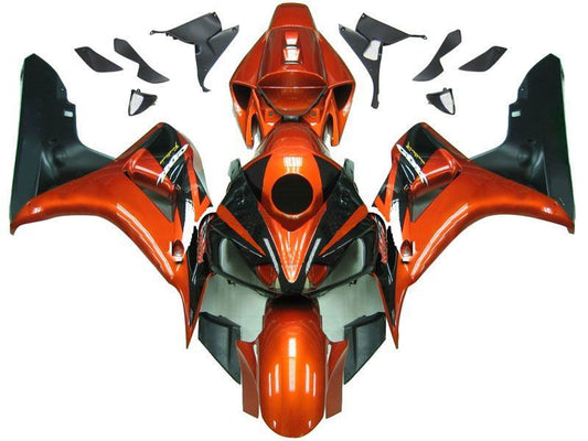 Fairings For Honda CBR 1000 RR Orange Metallic & Black CBR  (2006-2007)