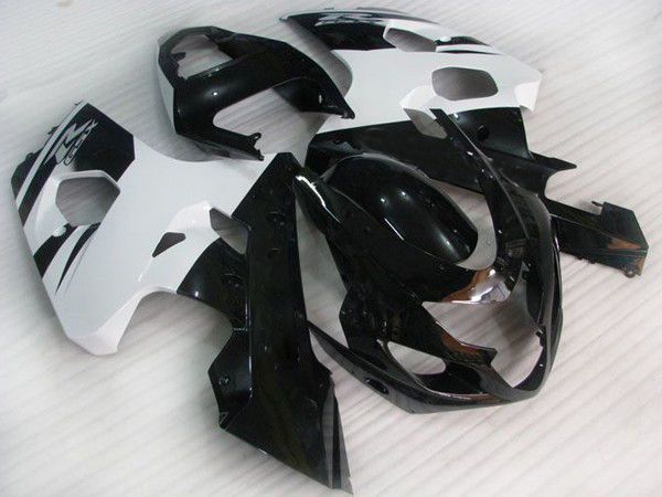 Fairings For Suzuki - GSXR600-750 K4 04-05 OEM Black White