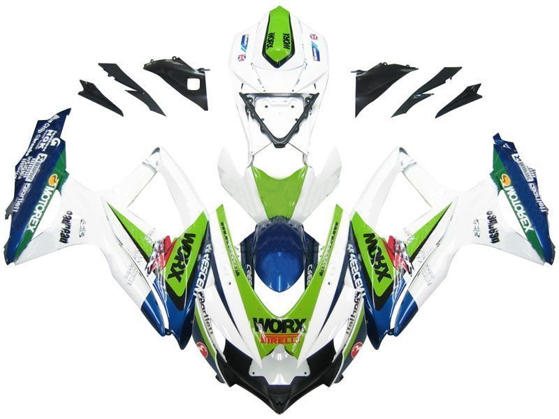 Fairings For Suzuki GSXR 600 750 Multi-Color Worx  (2008-2009-2010)