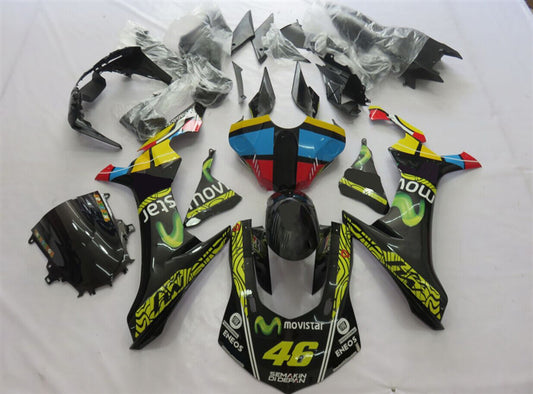 Fairing For 2015-2017 Yamaha YZF R1 Black Movistar